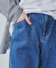 スリムストレートデニムパンツ