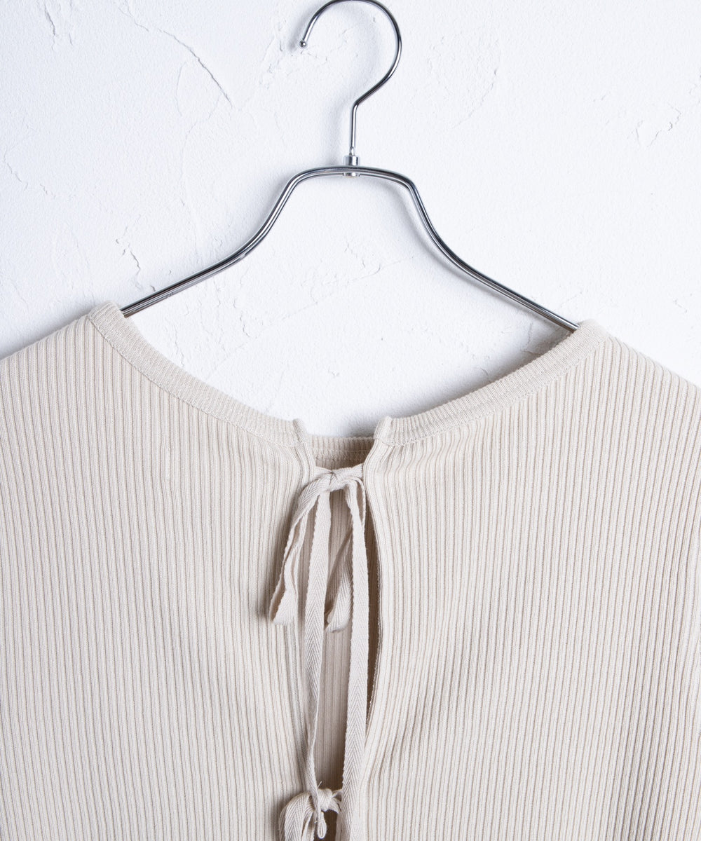 テレコバックリボンカットソー