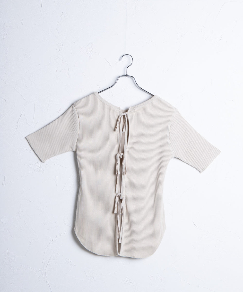 テレコバックリボンカットソー