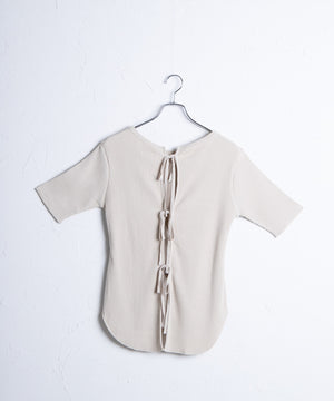 テレコバックリボンカットソー