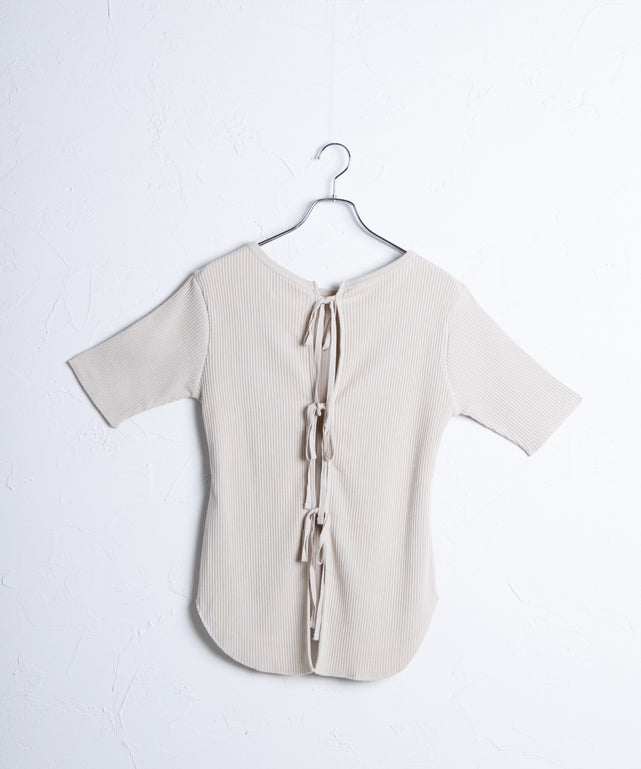 テレコバックリボンカットソー